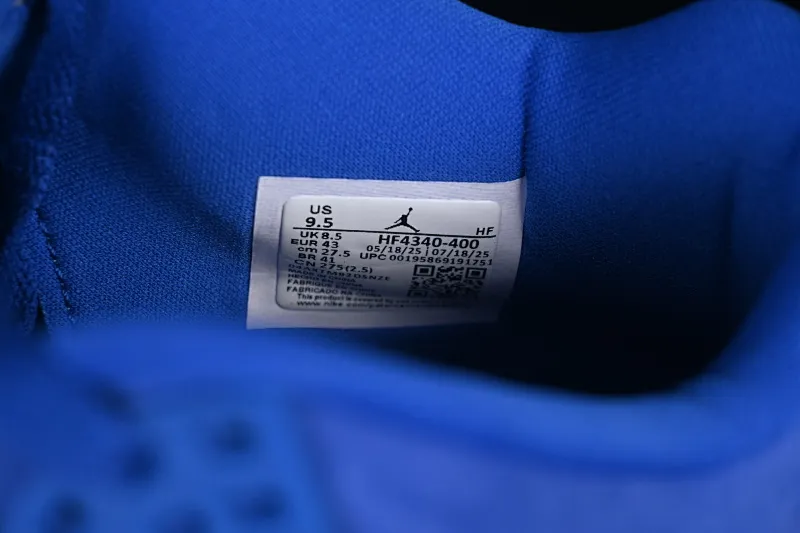 All categories Air Jordan Jordan series basketball shoes Air Jordan 4 Nigel Sylvester x Air Jordan 4 Retro "Blue" AJ4 Joe 4 joint blue brick HF4340-400